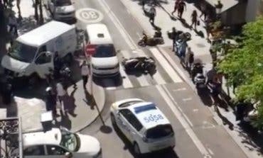 Detenido un magrebí tras sembrar el pánico en Sol al robar una furgoneta