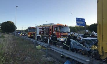 Un jabalí ha provocado el accidente mortal de la M-50