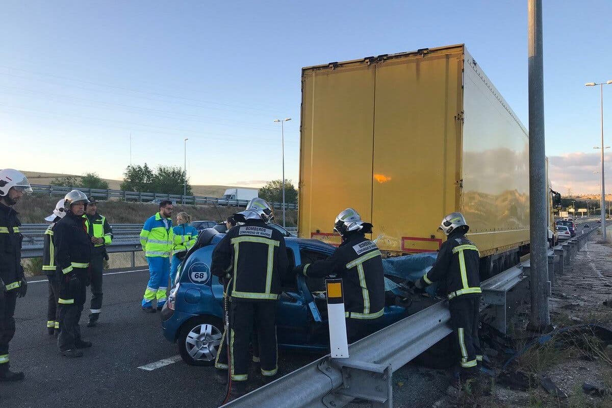 Muere un joven de unos 20 años en un accidente en la M-50