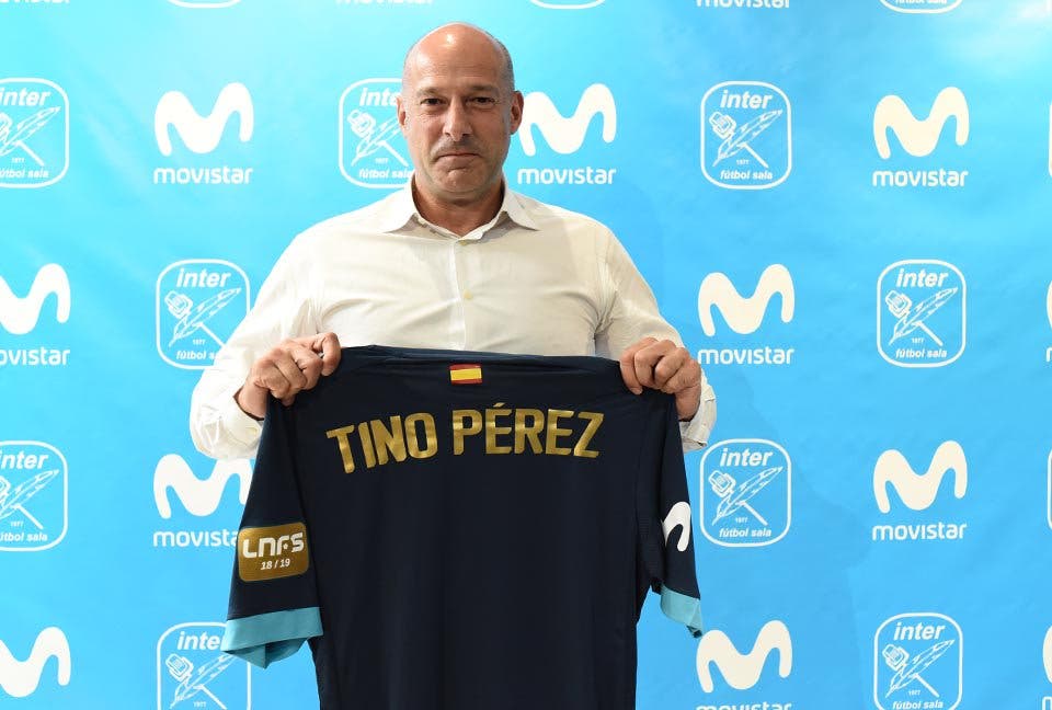 Tino Pérez, presentado en Torrejón como nuevo entrenador del Movistar Inter