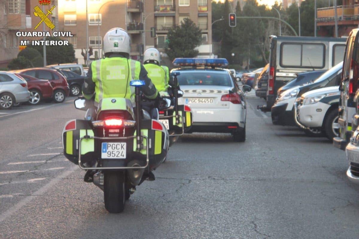 La Guardia Civil detectó 38 alcoholemias positivas en carreteras de Guadalajara el fin de semana