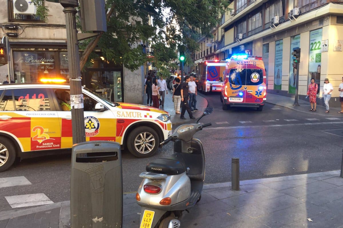 Apuñalado un hombre en Madrid cuando intentaban robarle en plena calle