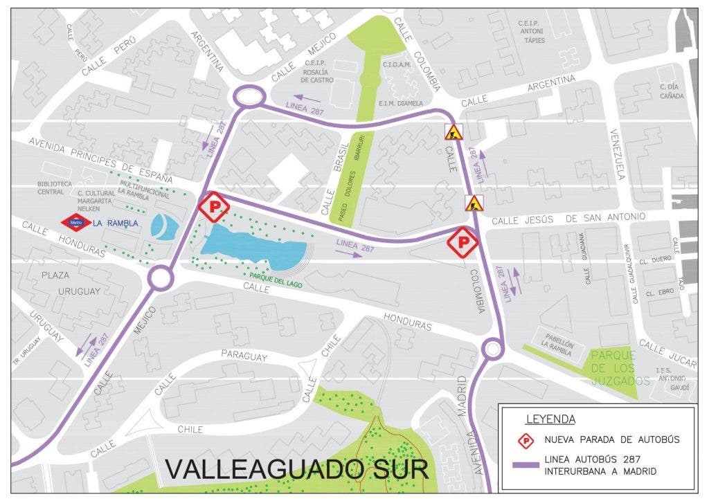 Coslada hará de sentido único la calle Uruguay