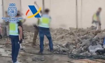 Intervenida en Madrid más de una tonelada de cocaína oculta en falsas piedras