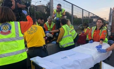 Herido grave un joven atropellado en la M-30 cuando huía de la Policía