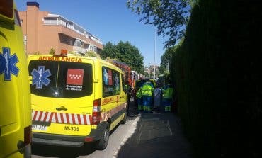 Intoxicadas una decena de personas en un incendio en Rivas