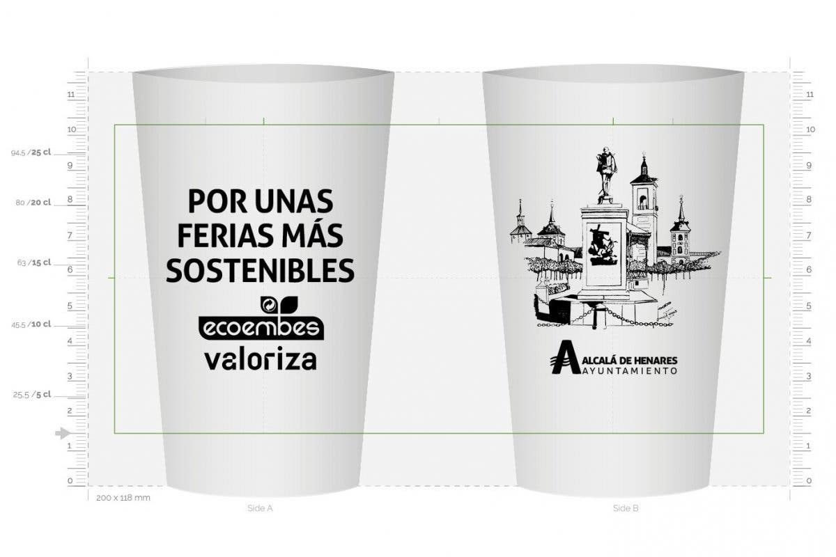 Alcalá de Henares repartirá en Ferias 12.000 vasos reutilizables