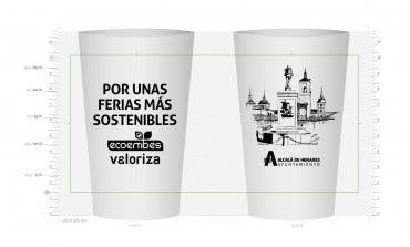Alcalá de Henares repartirá en Ferias 12.000 vasos reutilizables