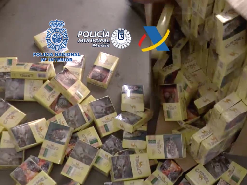 Golpe al contrabando de tabaco en Alcalá de Henares, Meco y Azuqueca