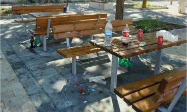 Vandalismo nocturno en un parque recién inaugurado en Alcalá de Henares