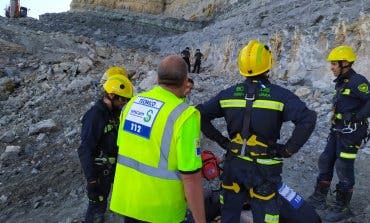 El complicado rescate de un trabajador herido en Guadalajara