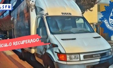 Recuperan en San Fernando un camión que había sido robado en Meco