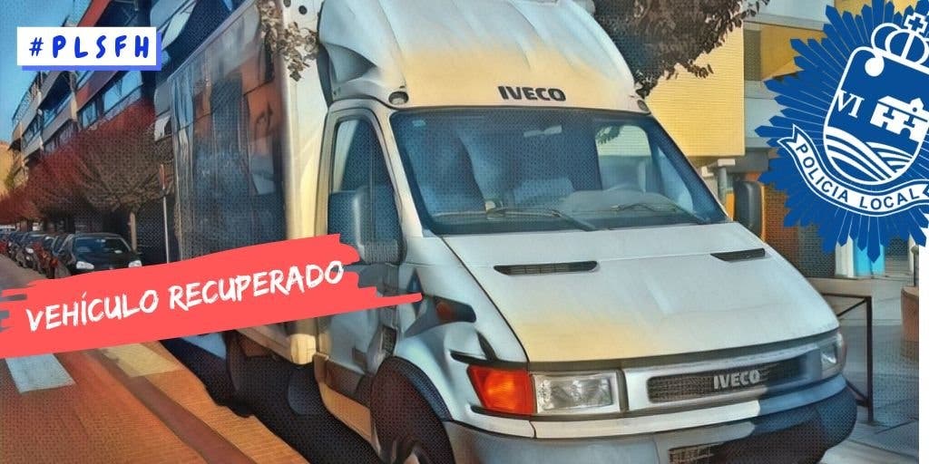 Recuperan en San Fernando un camión que había sido robado en Meco