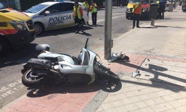 Grave accidente de moto en Ciudad Lineal 