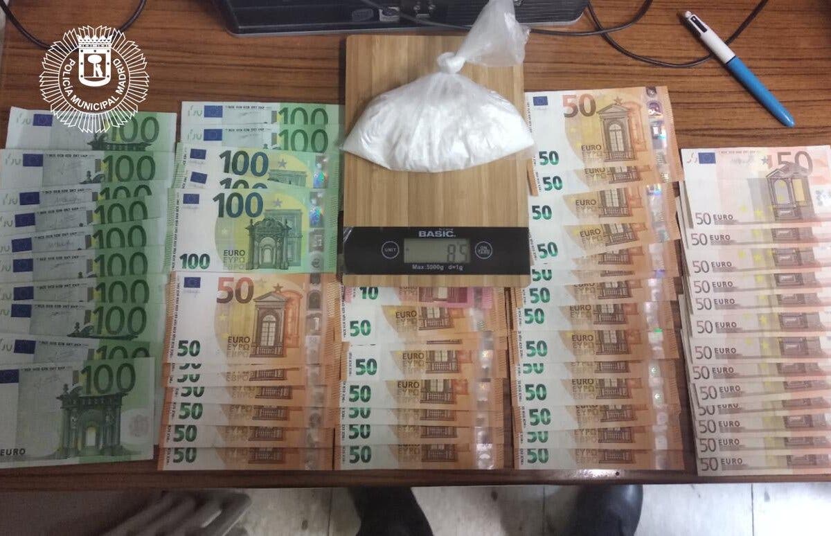 Detenido cerca de Gran Vía con 85 gramos de cocaína