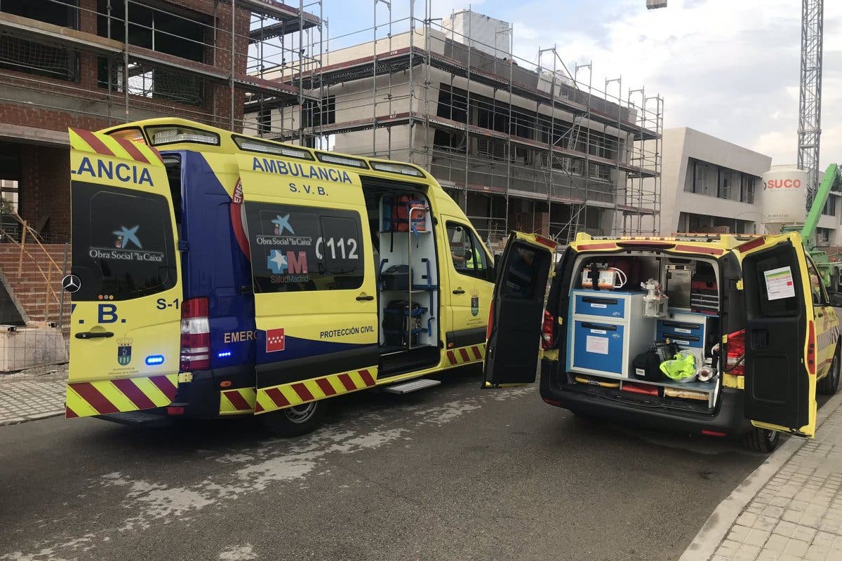 Muere un hombre en un accidente laboral en Villanueva de la Cañada