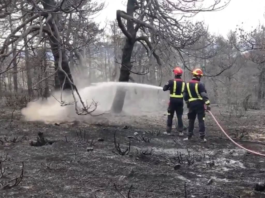 Controlados los incendios de La Granja y Miraflores en Madrid 