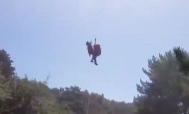 Rescatado un anciano herido cuando practicaba senderismo en Cercedilla