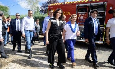 Ayuso anuncia ayudas para los municipios del sureste afectados por la tormenta