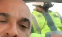 Detenido en Arganda por insultar y grabar a un guardia civil de tráfico