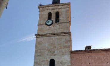 Así luce la torre de la iglesia de Torrejón tras la reforma 