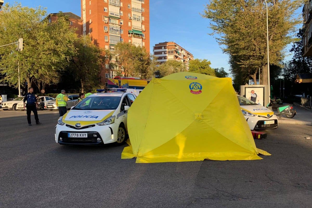 Herida muy grave una mujer atropellada por una moto en Concha Espina