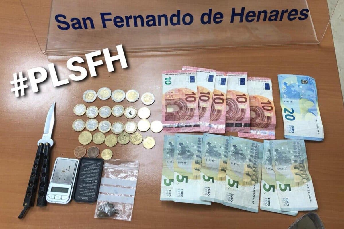 Detenido en San Fernando de Henares por menudeo de droga en un parque