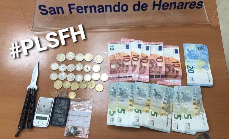 Detenido en San Fernando de Henares por menudeo de droga en un parque