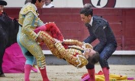 Muy grave el torero de Torrejón Gonzalo Caballero, corneado en Las Ventas