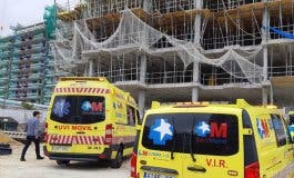 Herido muy grave un trabajador al caer desde nueve metros de altura en Tres Cantos