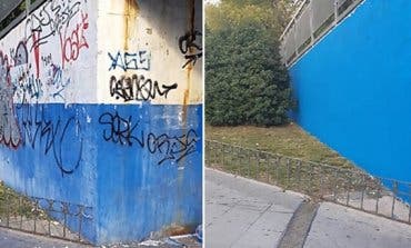 Coslada elimina más de 200 grafitis de sus calles 