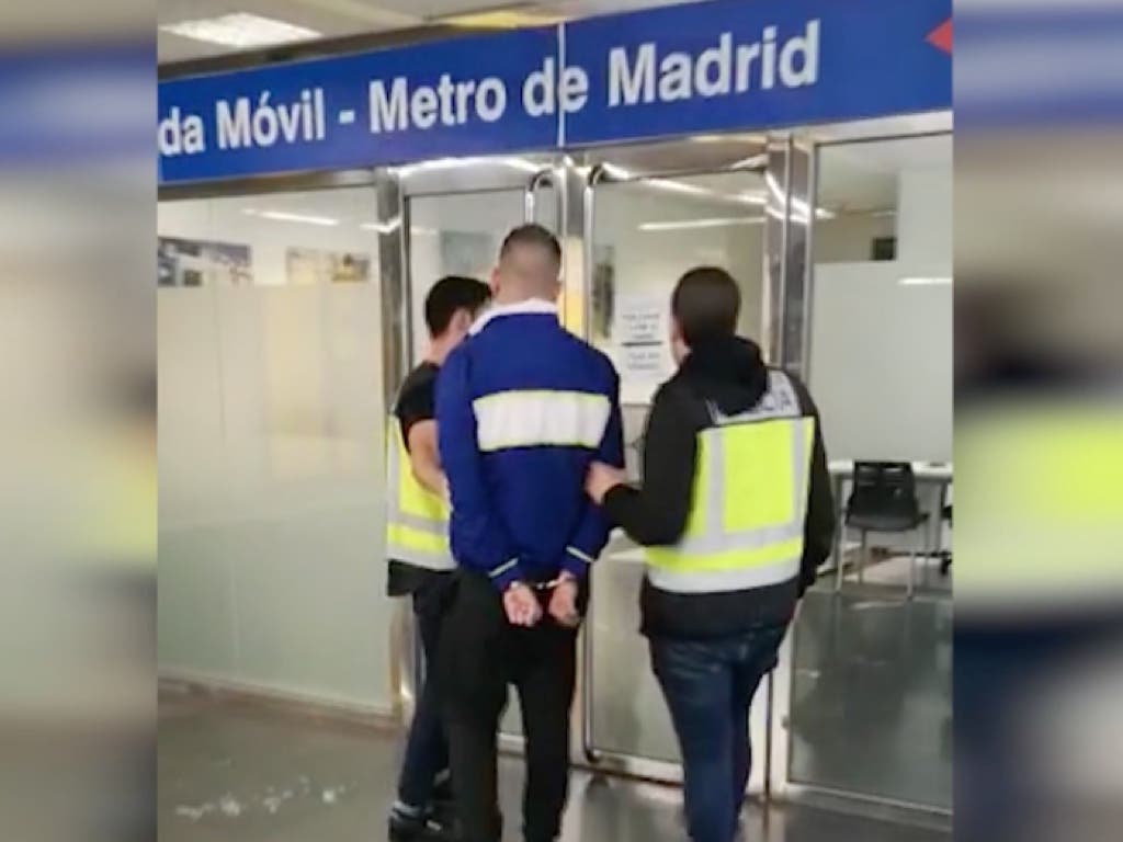 Atrapan a un grafitero que acuchilló a un vigilante de Metro 