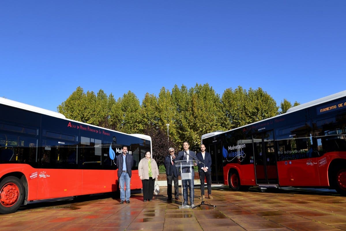 Alcalá de Henares incorpora seis nuevos autobuses híbridos