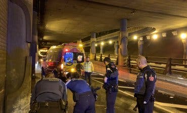 Grave accidente de moto en el túnel de María de Molina