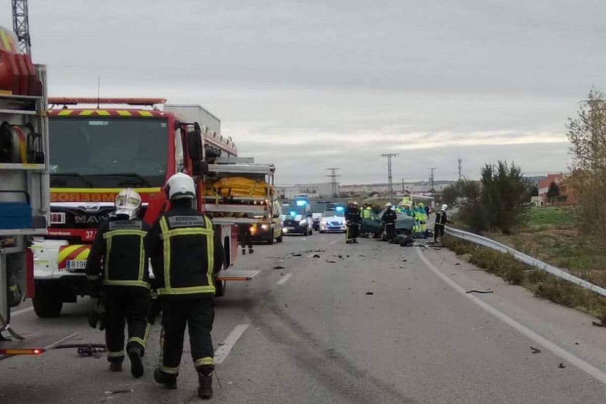 Dos muertos en un accidente múltiple en Torrejón de Velasco