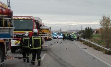Dos muertos en un accidente múltiple en Torrejón de Velasco