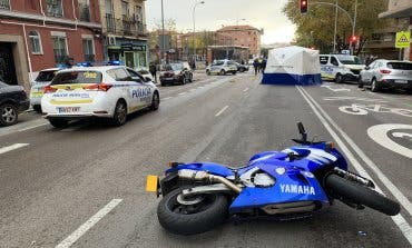 Muere un hombre de 79 años atropellado por una moto en Madrid