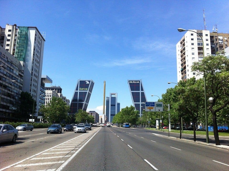 Madrid tendrá un carril bici segregado en el Paseo de la Castellana 