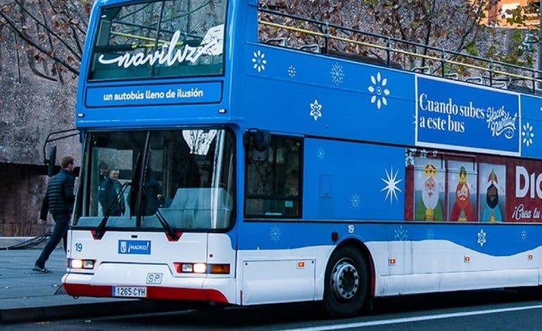 Naviluz vuelve a recorrer las calles de Madrid para disfrutar de la iluminación navideña