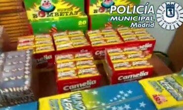 Intervenidos en Madrid más de 55.000 artículos pirotécnicos para vender estas Navidades