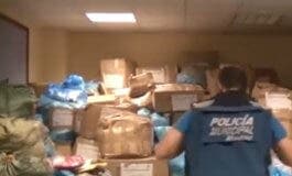 Duro golpe al top manta en Madrid en plena campaña de Navidad