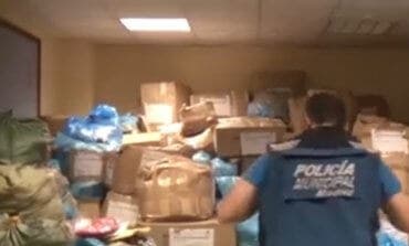 Duro golpe al top manta en Madrid en plena campaña de Navidad