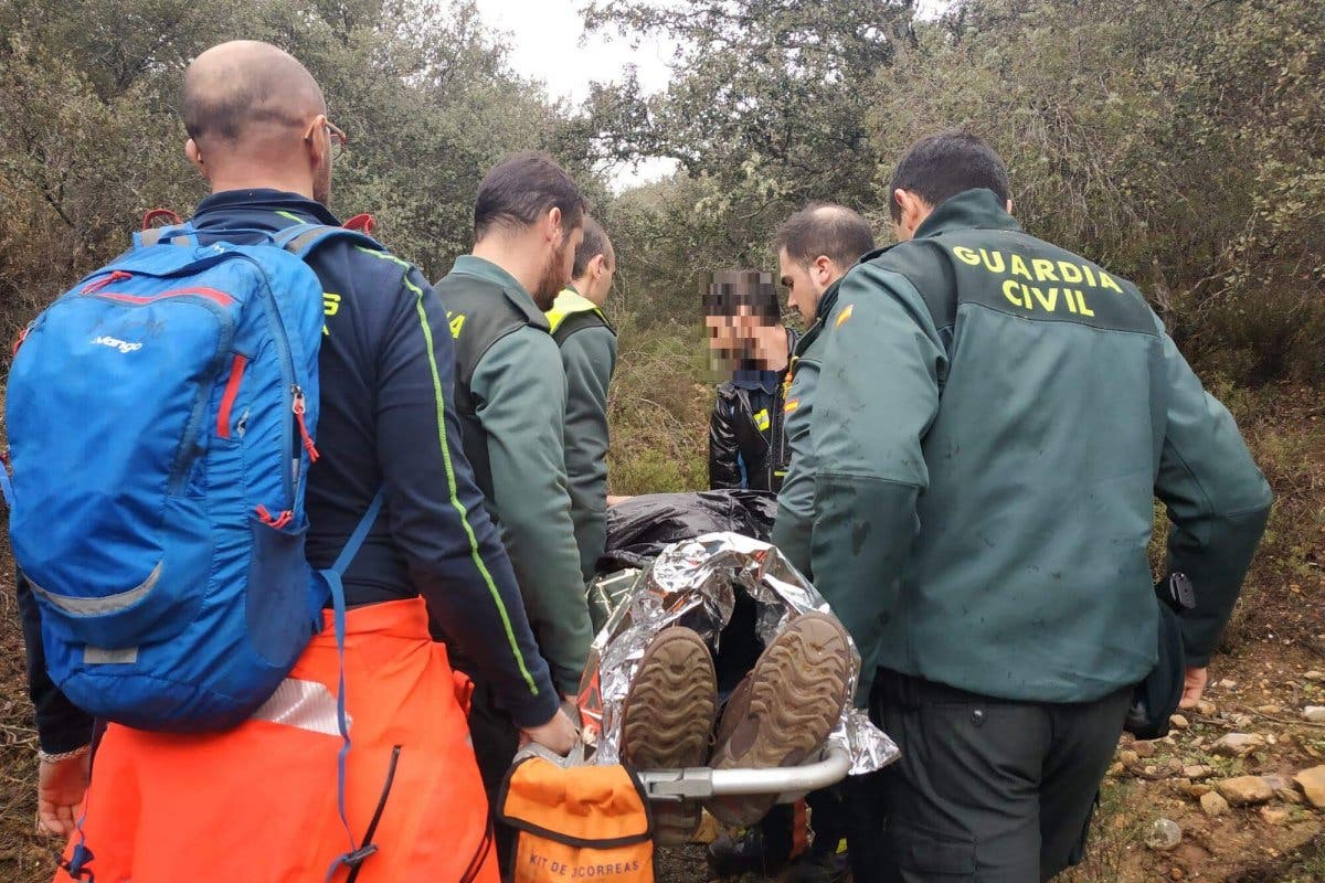 Rescatado en Guadalajara un hombre que resultó herido cuando buscaba níscalos