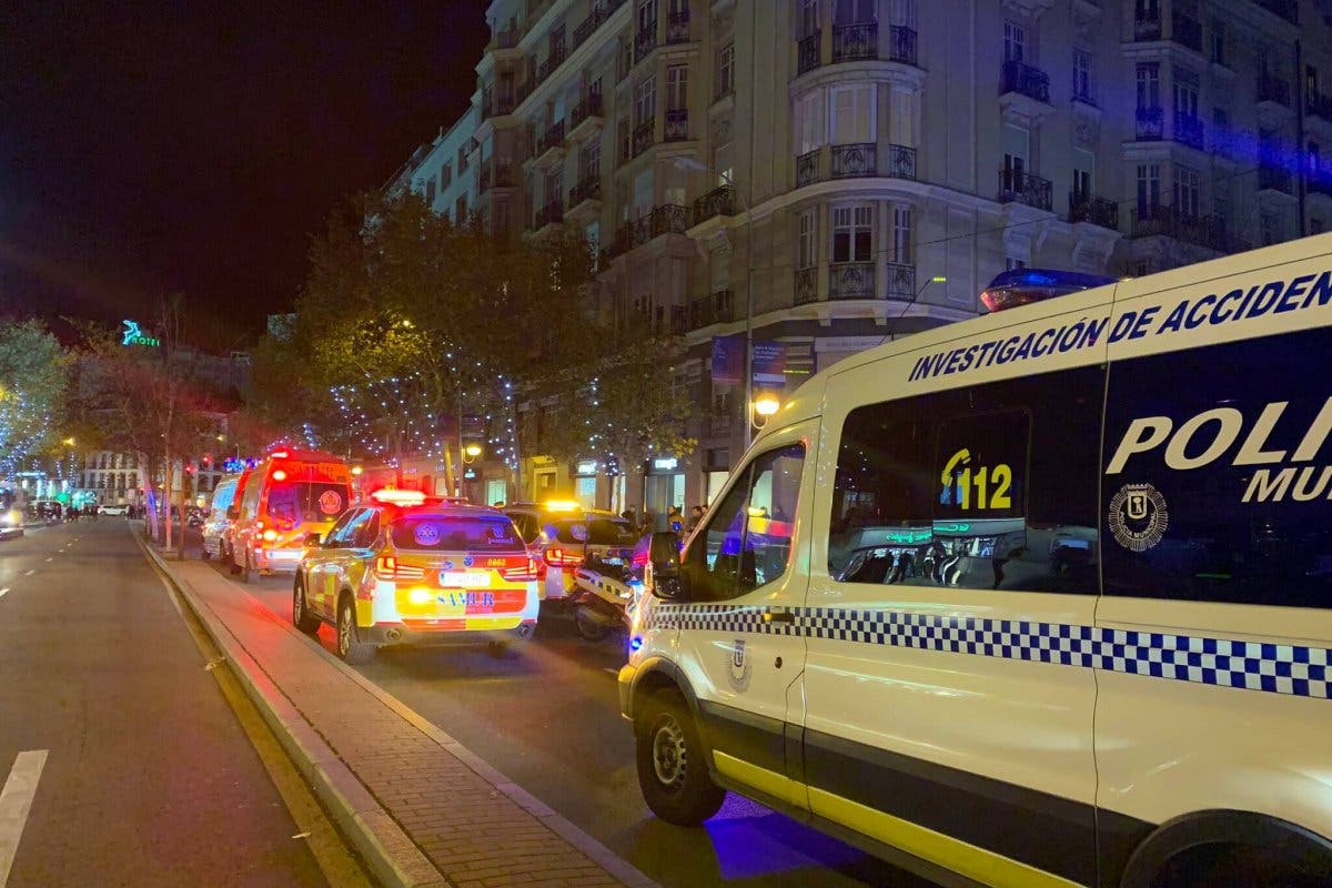 Herido grave un motorista tras sufrir un accidente en Madrid