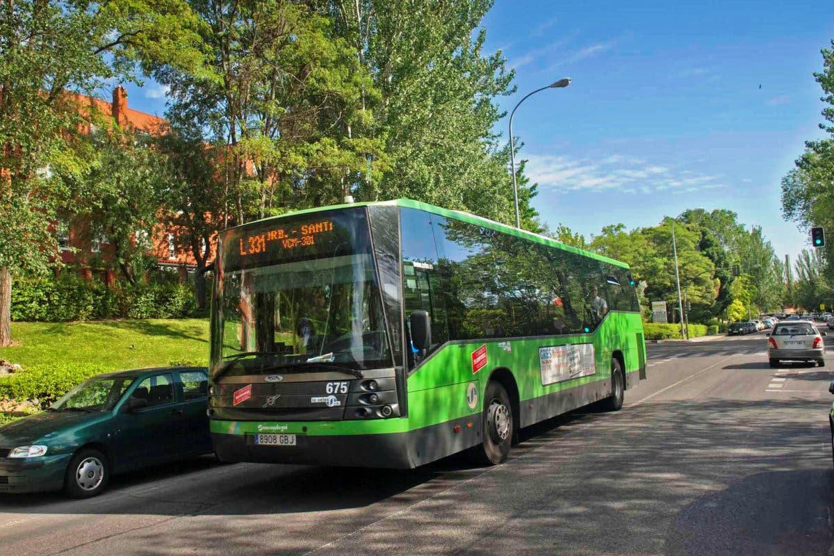 Cambios en los autobuses de Rivas desde este lunes