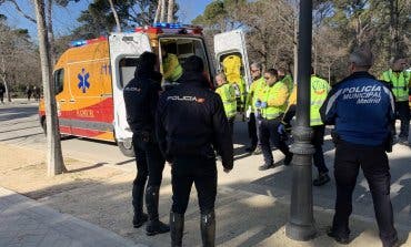 Herido grave un ciclista tras sufrir una caída en El Retiro 