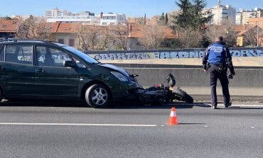 Muere un motorista de 39 años en un accidente en la M-30