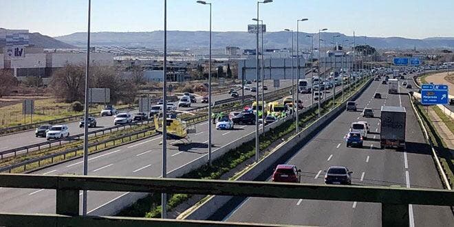 Accidente A-2: Muy grave tras ser atropellado en Alcalá de Henares