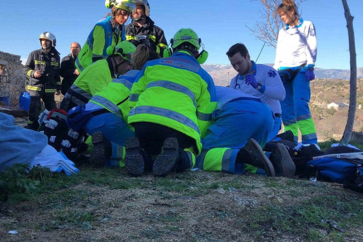 Un joven muerto y tres intoxicados graves en una casa rural de Colmenar Viejo