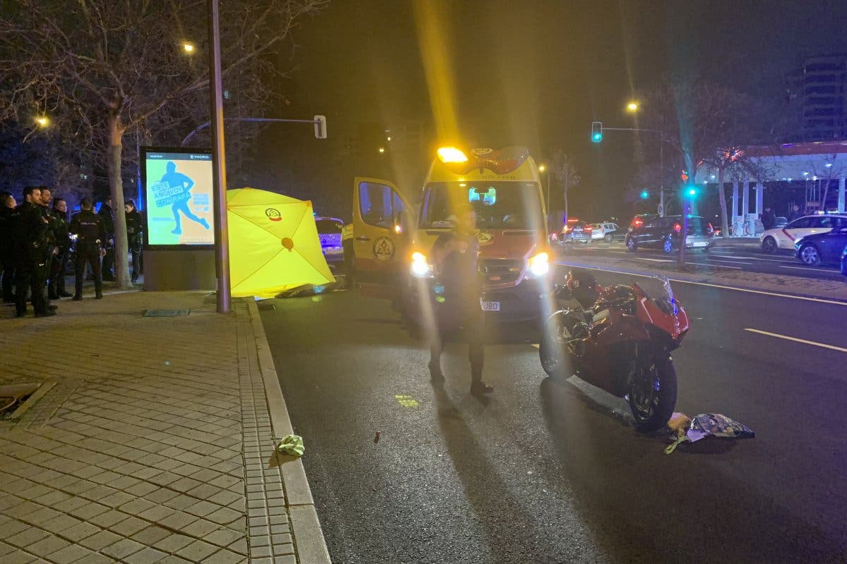 Muere la niña que fue atropellada por una moto en Madrid